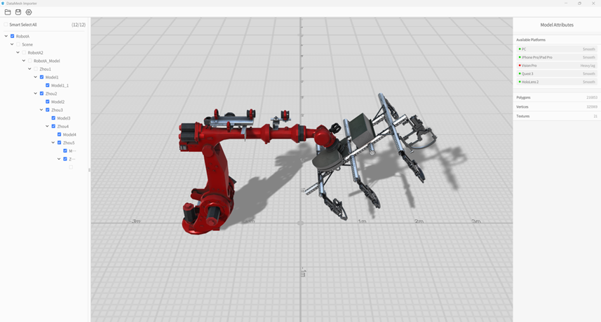 A red robot arm on a grid AI-generated content may be incorrect.