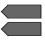 A two arrows with a white background AI-generated content may be incorrect.